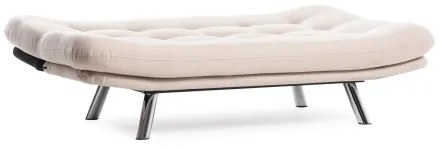 Dvojmiestná rozkladacia pohovka BAKU krémová