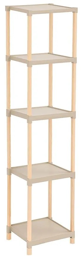 Regál FIX-2011-5 prírodné/béžová