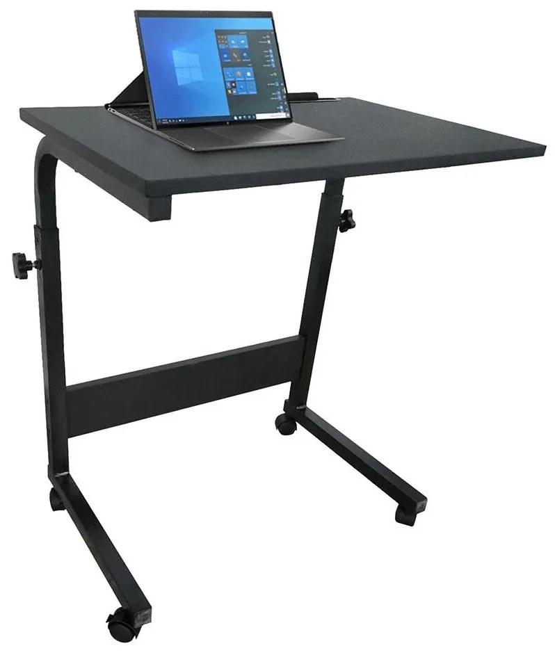 Tempo Kondela PC stôl s kolieskami, čierna, WESTA
