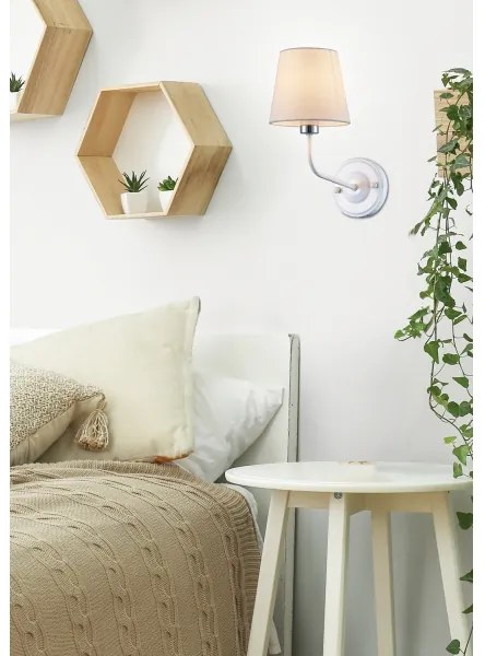 Nástenná lampa YORK 1xE14/60W/230V biela