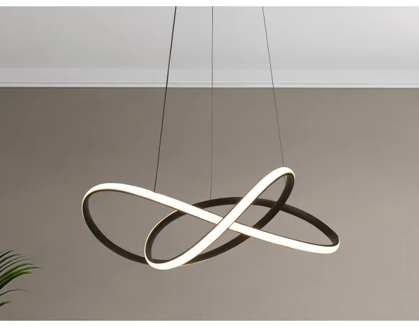 LED Stmievateľný luster na lanku LED/85W/230V 3000-6500K + diaľkové ovládanie