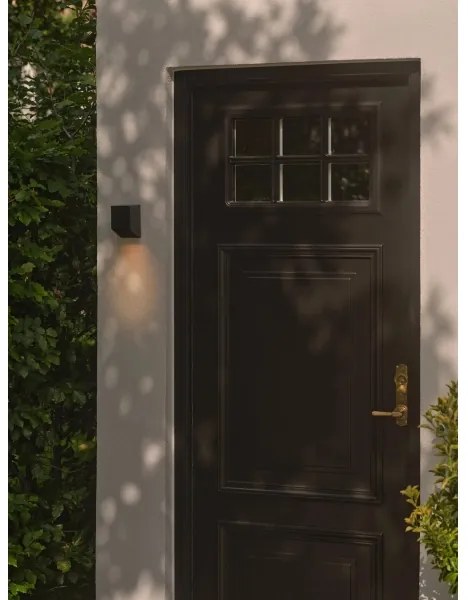 Nordlux - Vonkajšie nástenné svietidlo NIKO 1xGU10/25W/230V IP54 čierna