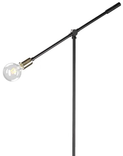 ONLI - Stojacia lampa ASTE 1xE27/15W/230V čierna/zlatá