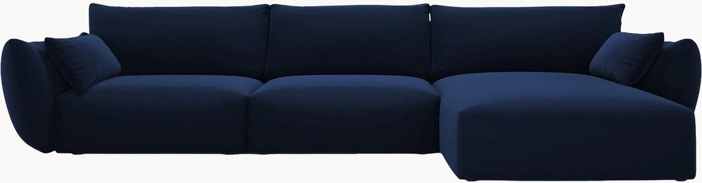 Velúrová rohová pohovka Matera (4-miestna)