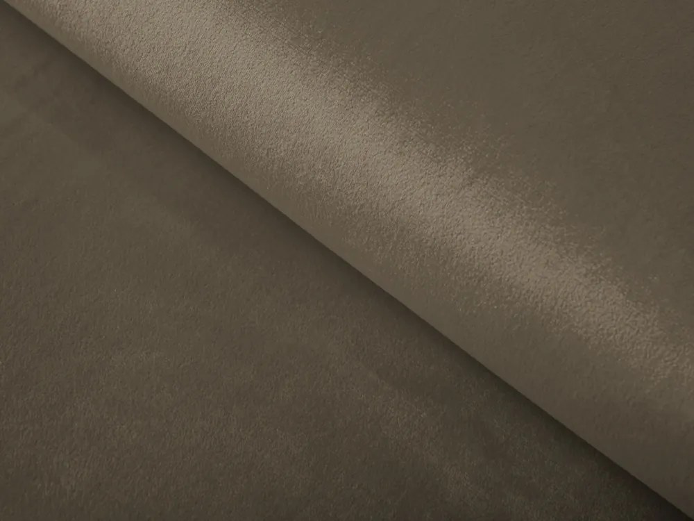 Biante Zamatový obdĺžnikový obrus SV-031 Hnedá khaki 120x180 cm