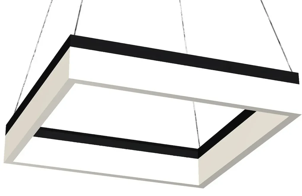 Závesné LED svietidlo Nero, 1x LED 32w, 4000k, b