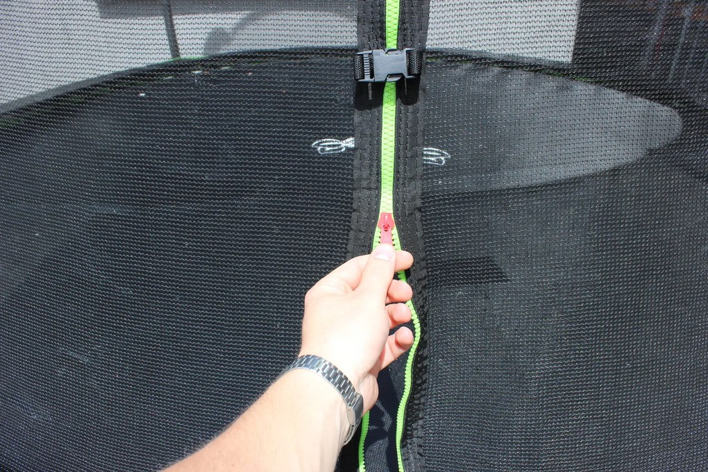 Garden Line 8FT 252 CM TRAMPOLÍNA S REBRÍKOM A BEZPEČNOSTNOU SIETOU *7628