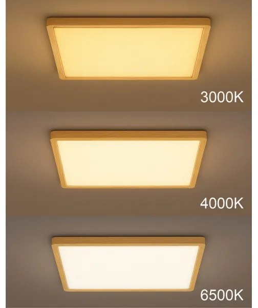 LED Stropné svietidlo LED/24W/230V 3000/4000/6500K 30x30 cm béžové