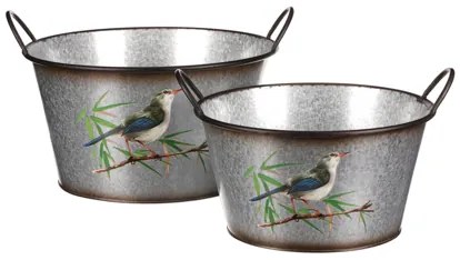 Kovový kvetináč 2ks Autronic OK6381