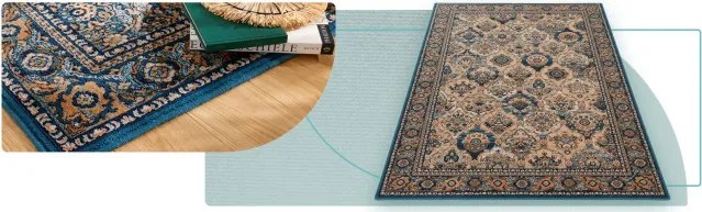 Koberec  Agnella Isfahan Forenza Smaragd