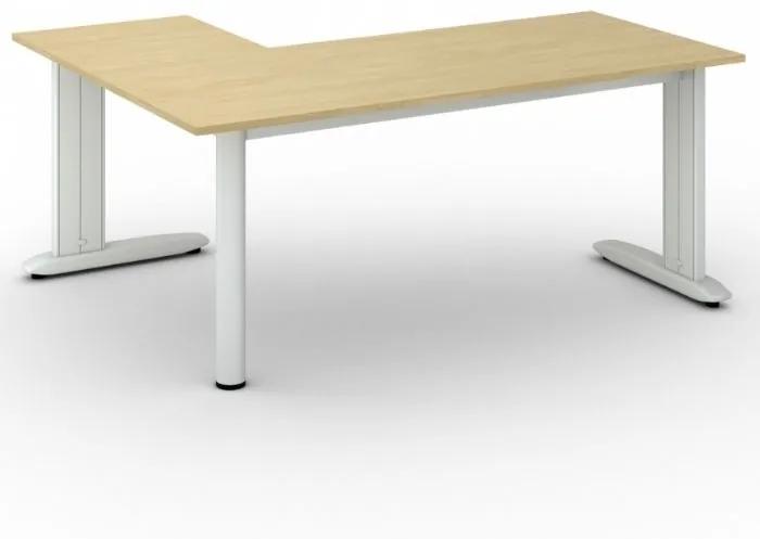 Kancelársky stôl PRIMO FLEXIBLE L 1800 x 1400 mm, breza