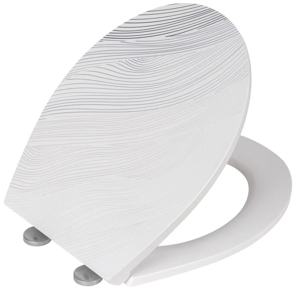 Záchodová doska s automatickým zatváraním 38 x 44,5 cm Menin – Wenko