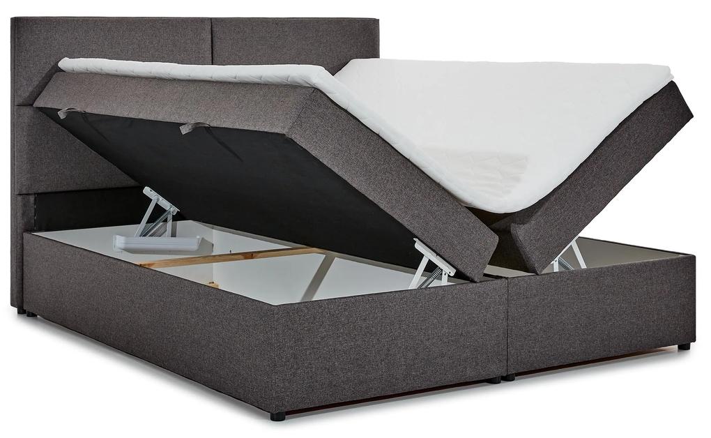 Kontinentálna posteľ 145 cm Alyce (biela) (s matracmi). Vlastná spoľahlivá doprava až k Vám domov. 1027438