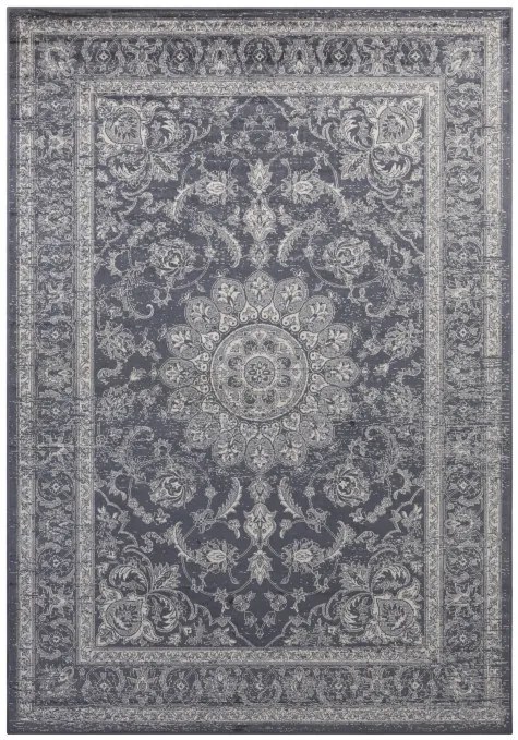 Koberec Hanse Home Oriental Täbris antracitový / strieborný