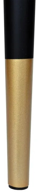 Jedálenská stolička VERMONT zamatová, čierna