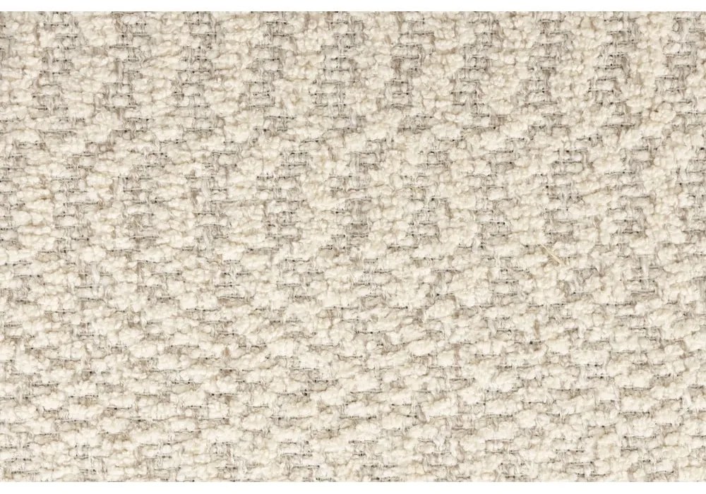 Krémové otočné kreslo z textílie buklé Seina – Dutchbone