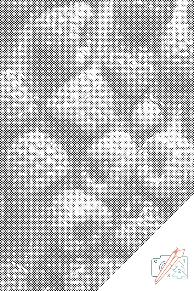 Gario Bodkovanie Šťavnaté maliny Rozmery: 40 x 60 cm, Rámovanie: Iba zrolované plátno, Farba bodiek: Červená