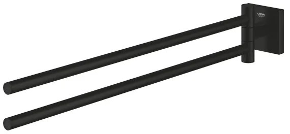 GROHE 409762430 - Držiak uterákov START CUBE 438 mm čierny