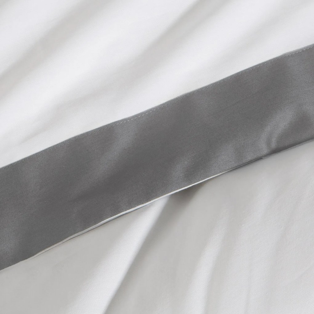 SATÉNOVÉ OBLIEČKY LAURA 160X200 CM, 2 KS 70X80 CM BIELE