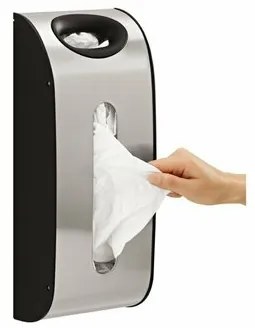 Simplehuman Dávkovač na nákupné tašky Simplehuman - na stenu, matná nerez ocel KT1166