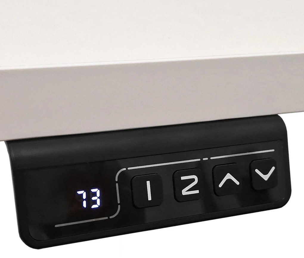 Elektrický PC stolík Motiva 140 (biela). Akcia -20%. Vlastná spoľahlivá doprava až k Vám domov. 1124893