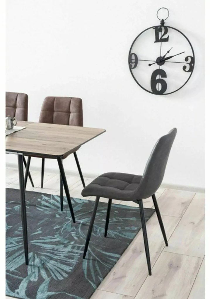 Jídelní židle Look eko kůže šedá