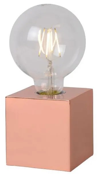 Lucide 20500/05/17 - LED stolná lampa CUBICO 1xE27/5W/230V meď
