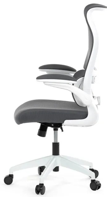 Autronic BONTEC Kancelárska stolička, hojdací mechanizmus, šedá sieťovina, KA-C807 GREY Farba: Šedá