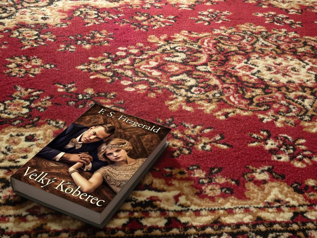 Spoltex, Kusový koberec Samira New Red 12001-011, 80x150, červená, chodba / predsieň