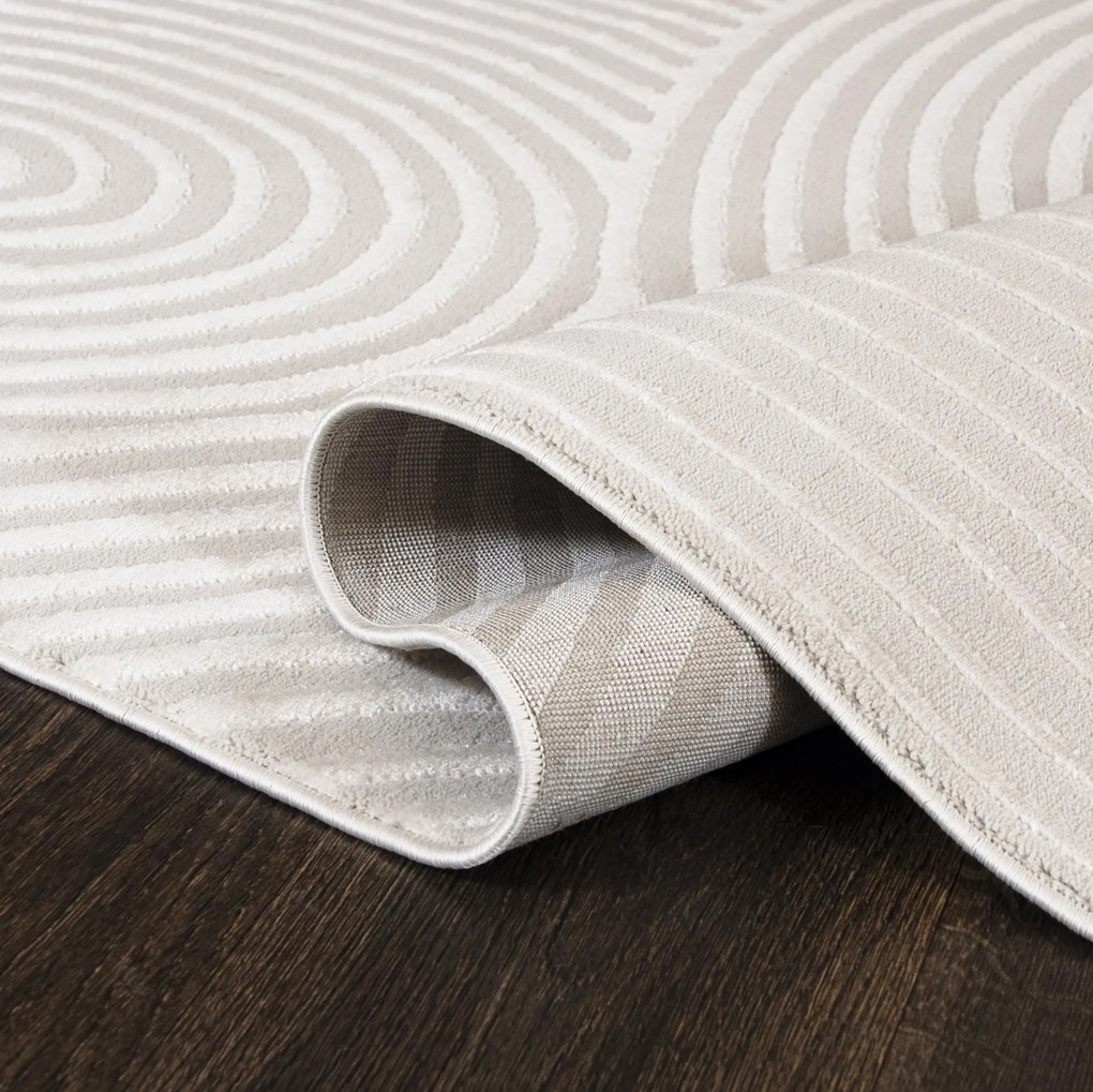 TA Koberec NG83B CREAM/CREAM ELLEN Krémový Obdĺžnikový Rozmer: 200x300 cm
