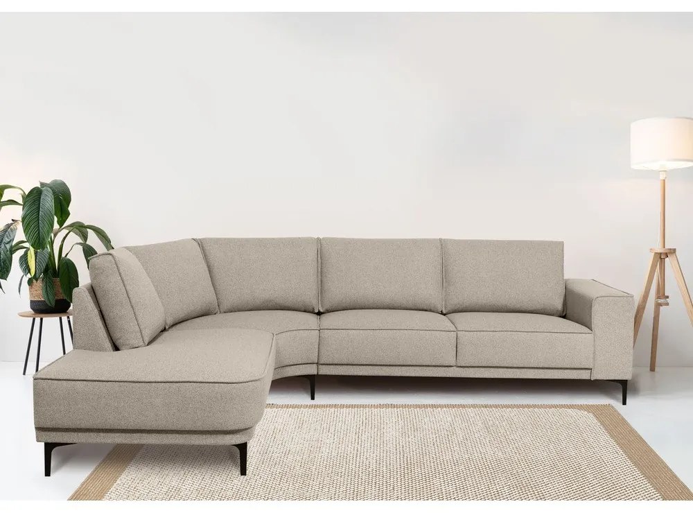 Béžová rohová pohovka (ľavý roh) Copenhagen – Scandic