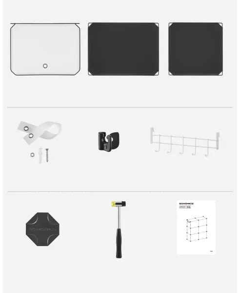 Modulárny regál s priehradkami BOXIFY čierny