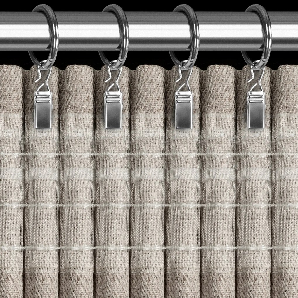 ZÁVES NA PÁSKE OLENA 140X270 CM CAPPUCINO