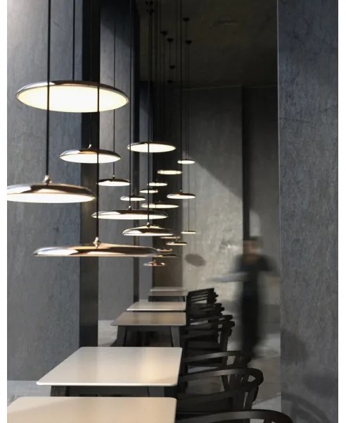 DFTP by Nordlux - LED Stmievateľný luster na lanku ARTIST LED/14W/230V pr. 25 cm medená