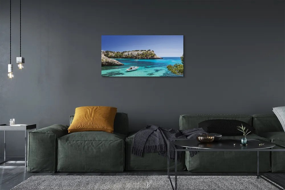 Obraz na plátne Španielsko Cliffs morské pobrežie 140x70 cm