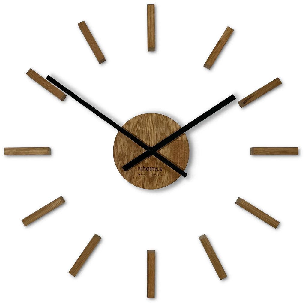 Dekorstudio Moderné drevené hodiny EKO Simple Stick 75cm