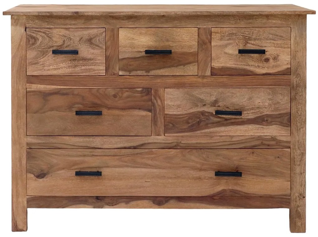 furniture-nabytek.cz - Drevená komoda z masívu palisander 115x50x90