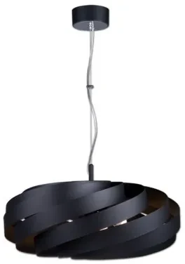 Závesná lampa VENTO čierna