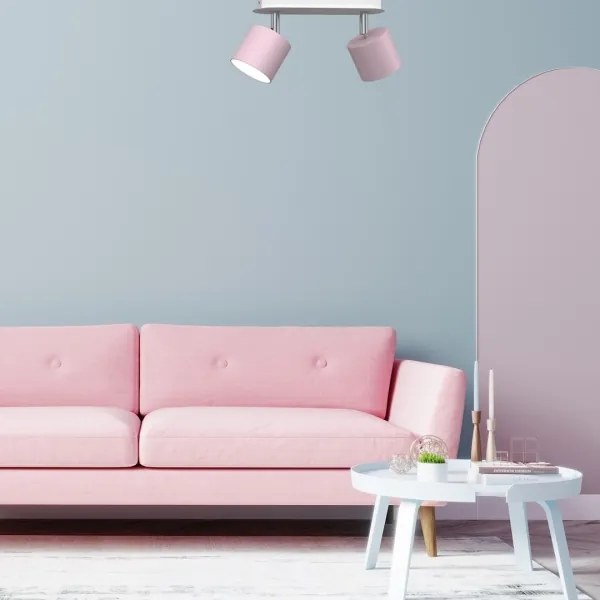 Bodové svietidlo DIXIE 2xGX53/11W/230V ružová