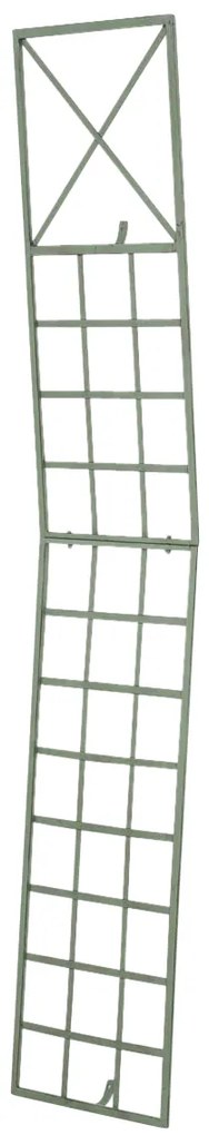 Mriežka na popínavé rastliny Trigo - 198 x 40 cm - Zelená antik