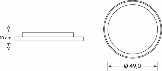 Brilagi - LED stmievateľné detské stropné svietidlo ASTRO LED/68W/230V 3000-6000K + diaľkové ovládanie