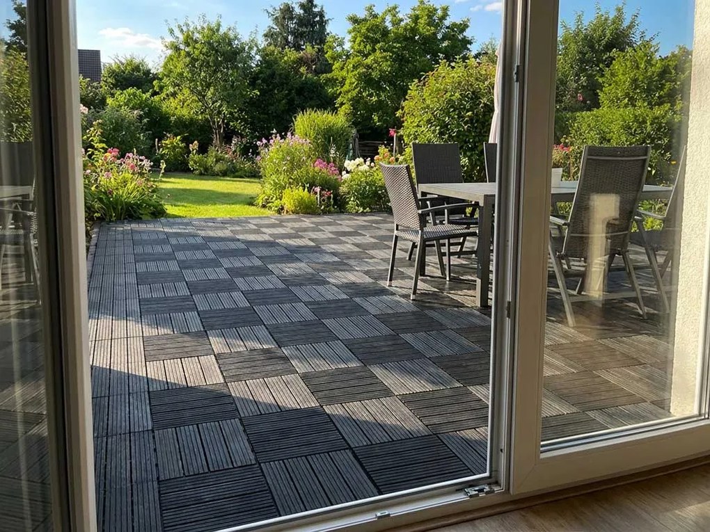 Gumová dlaždica COSMOPOLITAN 30 x 30 cm, antracit MHEU5100064