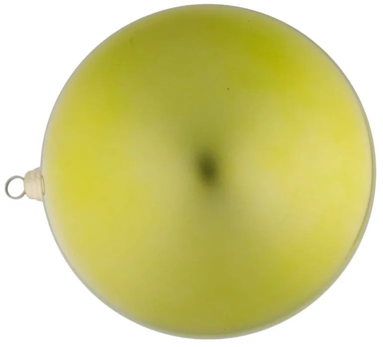 DECOLED Plastová guľa, 30 cm, zelená, lesklá