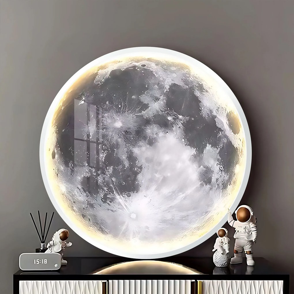 Toolight Moon, LED nástenné svietidlo 50cm, 35W, 4000K, APP1806-CW, OSW-04352