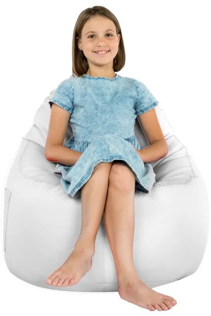 Kreslo Porto ekokoža biele