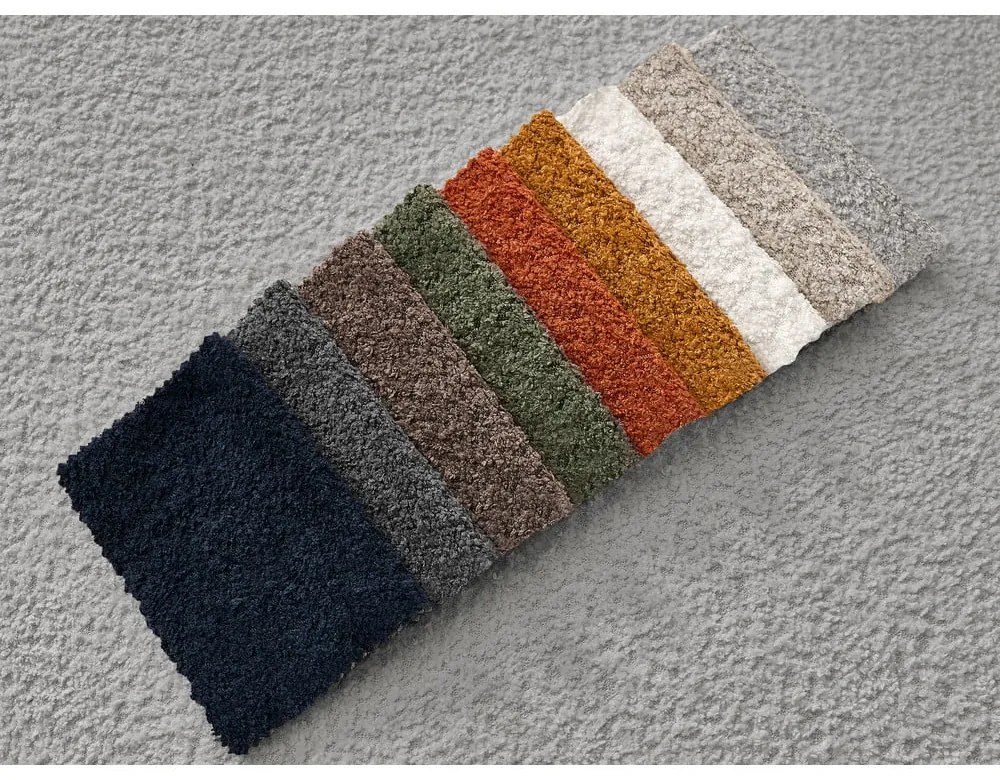 Svetlosivé kreslo z textílie buklé Giorgia – Bobochic Paris