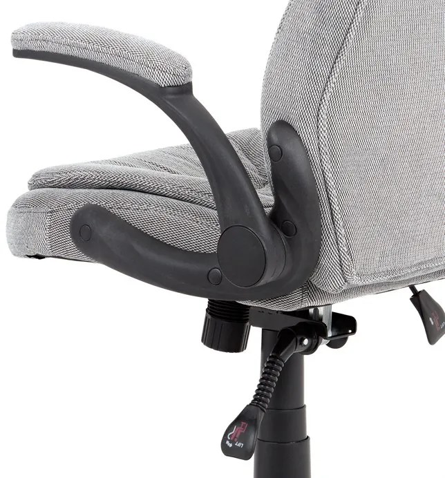 BONTEC Kancelárske kreslo, synchrónny mechanizmus, strieborná látka, KA-G303 SIL2 Farba: Strieborná
