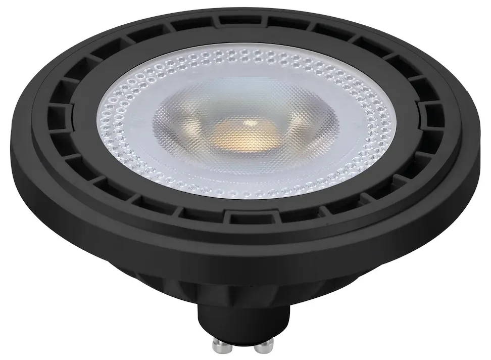 Halogénová LED žiarovka GU10 teplá 3000k 6w 510 lm čierna