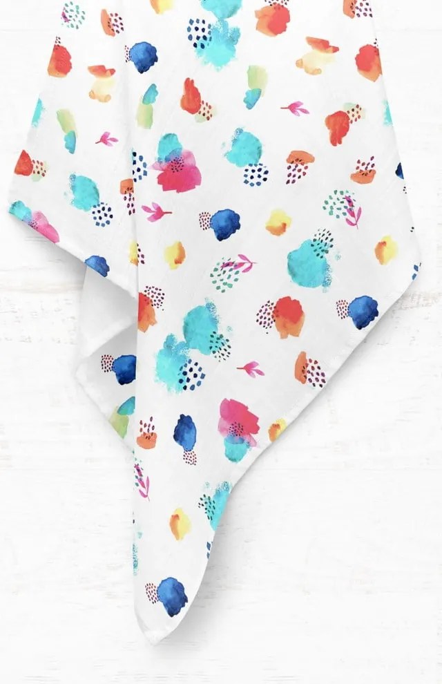 Biela mušelínová detská deka 75x100 cm Summer – Mijolnir