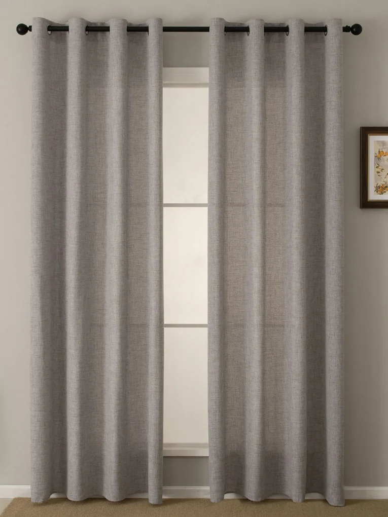 Závesy Zara sivá – 140 × 280 cm (2 ks)